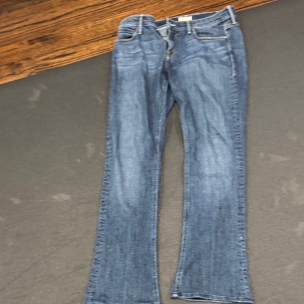 MOTHER Women's Blue Denim Jeans